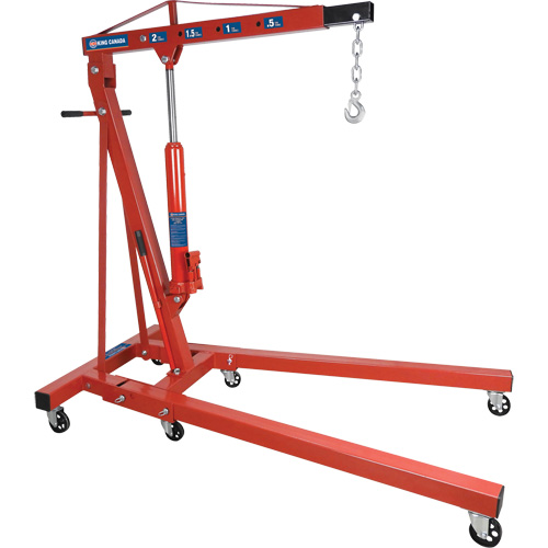 Grues d'atelier escamotables de 2 tonnes, Capacit&eacute; 4000 lb (2 tonnes) Distribution Industrielle GC