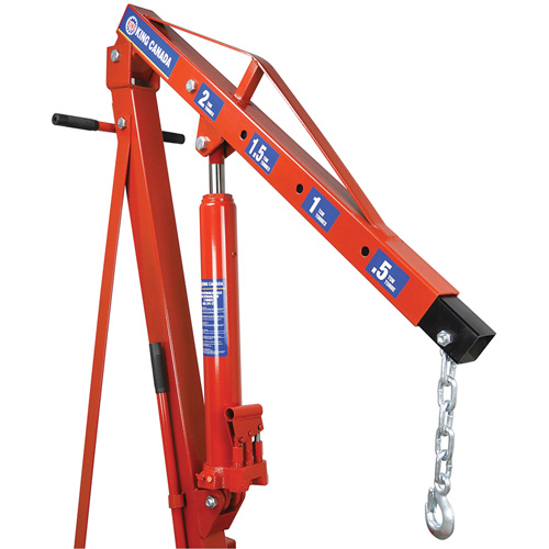 Grues d'atelier escamotables de 2 tonnes, Capacit&eacute; 4000 lb (2 tonnes) Distribution Industrielle GC