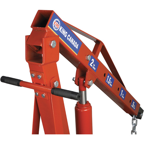 Grues d'atelier escamotables de 2 tonnes, Capacit&eacute; 4000 lb (2 tonnes) Distribution Industrielle GC