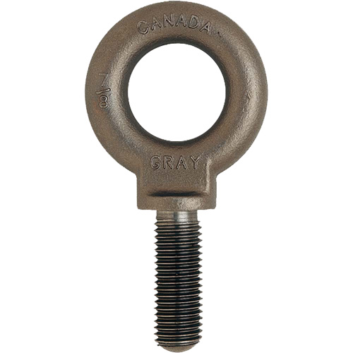 Eye Bolts, Uncoated Natural Finish, 1300lbs. (0.65 tons) Capacity Distribution Industrielle GC