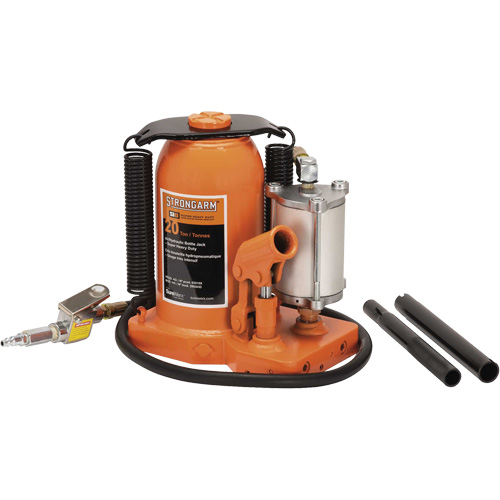 380C Cric-bouteille, 20 tonne(s), Air comprim&eacute;/hydraulique, 20-5/8" Hauteur &eacute;lev&eacute;e Distribution Industrielle GC