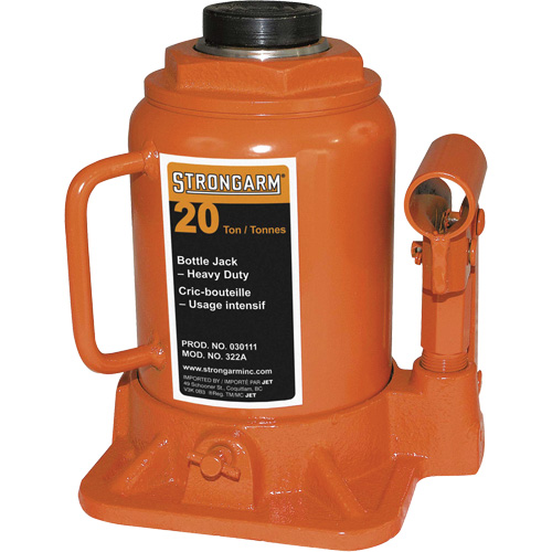 322A Cric-bouteille, 20 tonne(s), 14-3/4" Hauteur &eacute;lev&eacute;e Distribution Industrielle GC