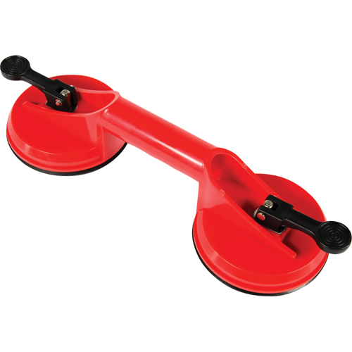 Ventouses de levage manuel - Ventouses doubles, 66 lb Capacit&eacute;, 4-5/8", Levier, 13" Longueur de la manche Distribution Industrielle GC