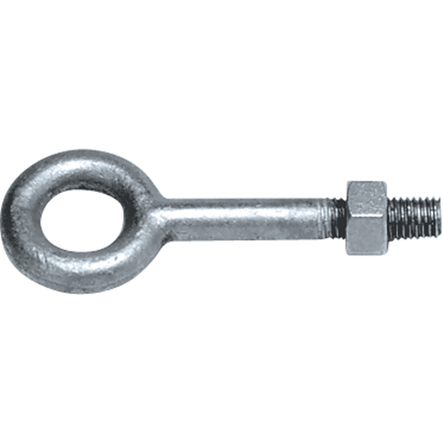 Eye Bolts, 1/2" Dia., 1-" L, Galvanized, 2200 lbs. (1.1 tons) Capacity Distribution Industrielle GC