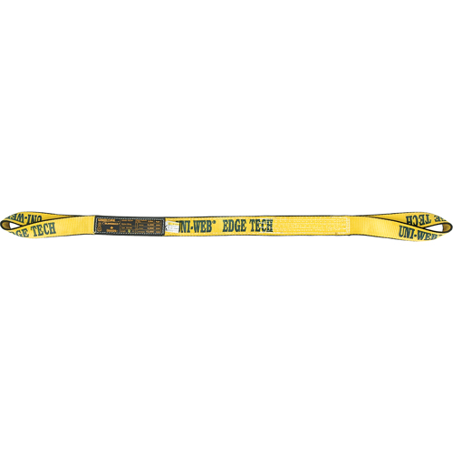Polyester Sling, Double Ply, Twisted Eye, Type 4, 2" W x 12' L, 6200 lbs. Vertical Cap. Distribution Industrielle GC