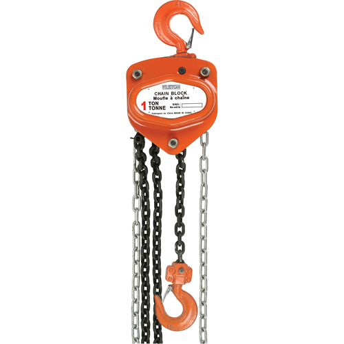 Chain Hoist, 10' Lift, 1000 lbs. Capacity, Alloy Steel Chain Distribution Industrielle GC
