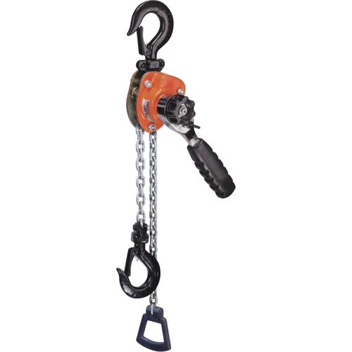 Palan &agrave; levier s&eacute;rie 602 &agrave; mini rochet, Lev&eacute;e 10', Cabacit&eacute; 550 lb (0,275 tonne), Chaîne en Acier Distribution Industrielle GC