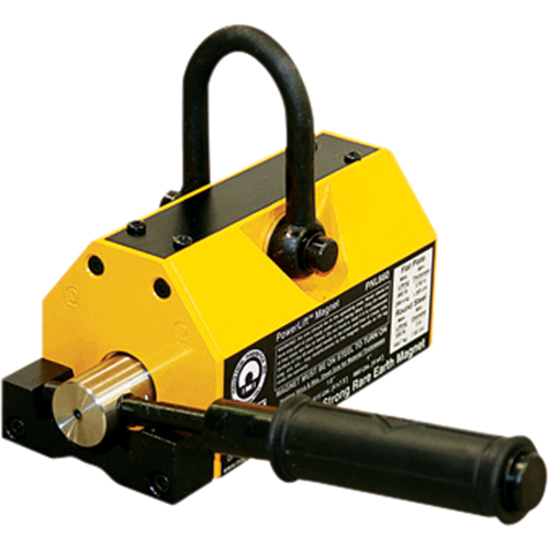 Powerlift&reg; Magnets, 250 lbs. (0.125 tons) Holding Cap., 5" L x 2-5/8" W x 6-5/8" H Distribution Industrielle GC