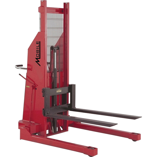 Hydraulic Stacker, Electric Operated, 1500 lbs. Capacity, 60" Max Lift Distribution Industrielle GC