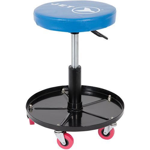 JMS-642A Adjustable Mechanic's Roller Seat, Vinyl, Blue, 300 lbs. Capacity Distribution Industrielle GC