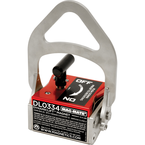 Aimants Dynamic Lift, Capacit&eacute; de retenue 334, 6-1/2" lo x 4" la x 9-1/4" h Distribution Industrielle GC