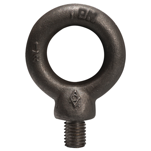 Machinery Eye Bolts, 1/2" Dia., 1-1/2" L, Uncoated Natural Finish, 2400 lbs. (1.2 tons) Capacity Distribution Industrielle GC