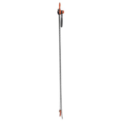 Mini palan &agrave; levier, Lev&eacute;e 10', Cabacit&eacute; 1000 lb (0,5 tonne), Chaîne en Acier Distribution Industrielle GC