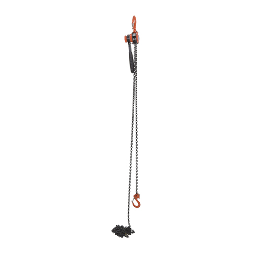 Mini palan &agrave; levier, Lev&eacute;e 20', Cabacit&eacute; 1000 lb (0,5 tonne), Chaîne en Acier Distribution Industrielle GC