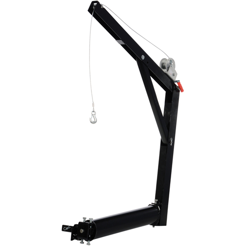 Grue &agrave; fl&egrave;che pour camion mont&eacute;e sur barre d''attelage, Capacit&eacute; de 600 lb (0,3 tonne), Limite de 84-5/8" Distribution Industrielle GC