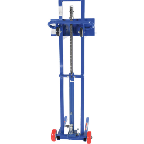 Gerbeur hydraulique &agrave; plateforme, M&eacute;canisme Pompe au pied, Capacit&eacute; de 400 lb, Levage max de 51-1/8" Distribution Industrielle GC