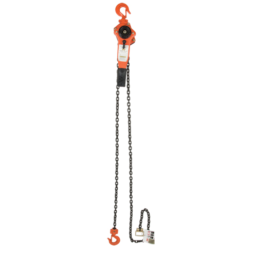 Palan &agrave; levier, Lev&eacute;e 5', Cabacit&eacute; 3000 lb (1,5 tonne), Chaîne en Acier alli&eacute; Distribution Industrielle GC