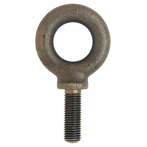 Eye Bolt, 65 mm Dia., 44.5 mm L, Uncoated Natural Finish, 3520 lbs. (1.76 tons) Capacity Distribution Industrielle GC
