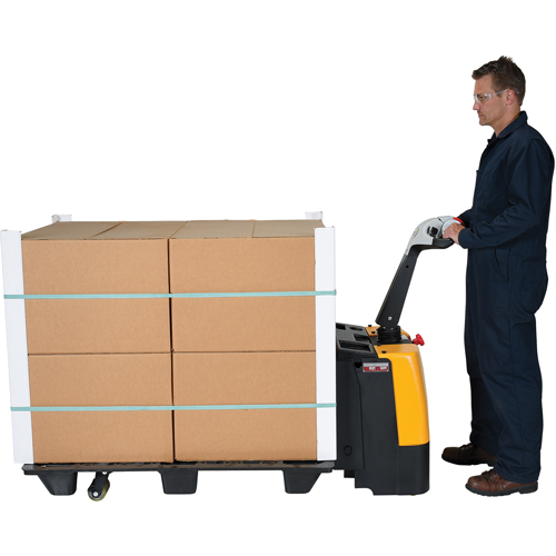 Transpalette &eacute;lectrique motoris&eacute;, Capacit&eacute; 3000 lb, 47" lo x 25" la Distribution Industrielle GC