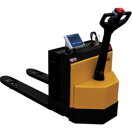 Fully Powered Electric Pallet Truck With  Scale, 4500 lbs. Cap., 48" L x 30.25" W Distribution Industrielle GC