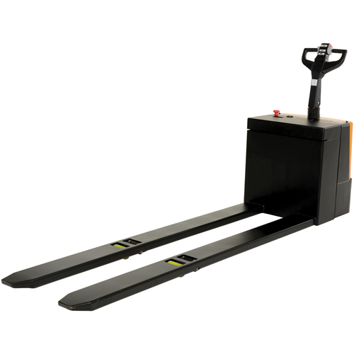 Transpalette &eacute;lectrique motoris&eacute; a/plateforme &agrave; conducteur debout, Capacit&eacute; 4500 lb, 96" lo x 30" la Distribution Industrielle GC