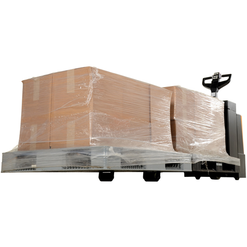 Transpalette &eacute;lectrique motoris&eacute; a/plateforme &agrave; conducteur debout, Capacit&eacute; 4500 lb, 96" lo x 30" la Distribution Industrielle GC