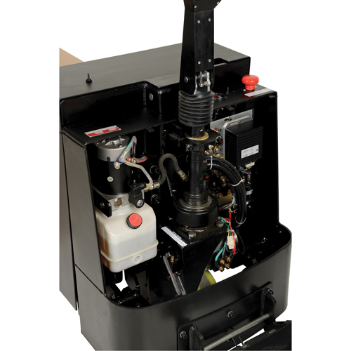 Transpalette &eacute;lectrique motoris&eacute; a/plateforme &agrave; conducteur debout, Capacit&eacute; 4500 lb, 96" lo x 30" la Distribution Industrielle GC