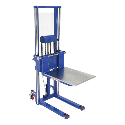 Gerbeur Hefti-Lift, M&eacute;canisme Pompe au pied, Capacit&eacute; de 1500 lb, Levage max de 63" Distribution Industrielle GC