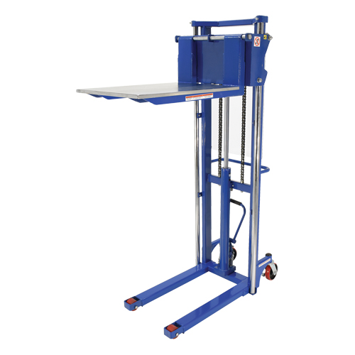 Gerbeur Hefti-Lift, M&eacute;canisme Pompe au pied, Capacit&eacute; de 1500 lb, Levage max de 63" Distribution Industrielle GC