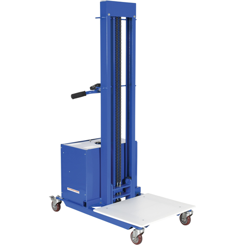 Quick Lift Stacker, Electric Operated, 400 lbs. Capacity, 57" Max Lift Distribution Industrielle GC