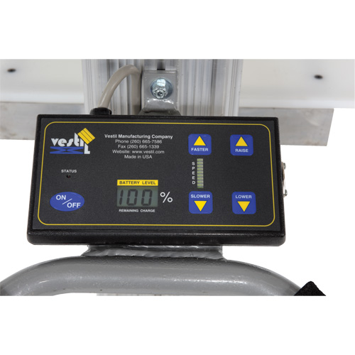 Gerbeur &agrave; levage rapide, M&eacute;canisme &eacute;lectrique, Capacit&eacute; de 175 lb, Levage max de 57" Distribution Industrielle GC