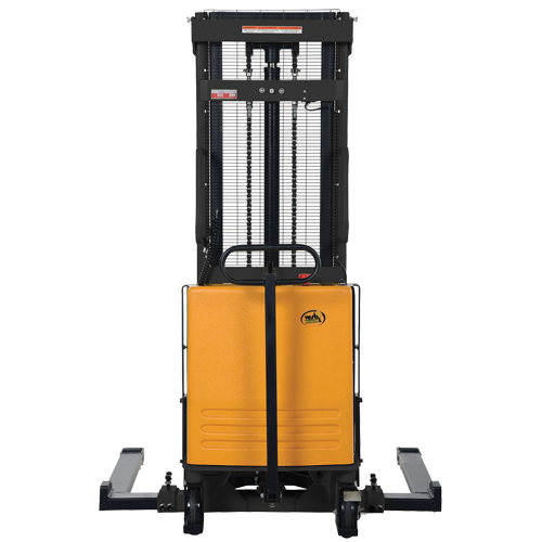 Gerbeur pour chariot &eacute;l&eacute;vateur, Fonctionnement &eacute;lectrique, Capacit&eacute; 2000 lb, Lev&eacute;e max 63" Distribution Industrielle GC