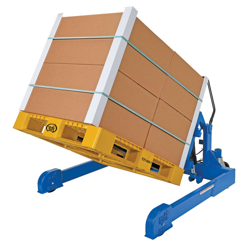 Basculeur ergonomique &agrave; chevauchement, Bascule 90°, Capacit&eacute;e 2000 lb, 72-13/16" lo x 57-1/4" la x 29-1/4" h Distribution Industrielle GC