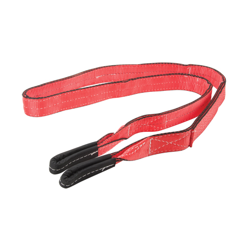 Polyester Sling, Double Ply, Twisted Eye, Type 4, 2'' W x 8' L, 6200 lbs. Vertical Cap. Distribution Industrielle GC