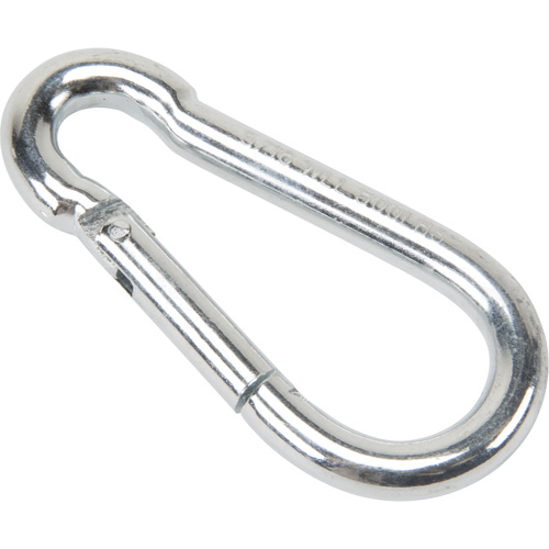 Zinc Plated Snap Hook, 500 lbs (0.25 tons) Working Load Limit, 5/16" Size, 1/2" Eye Distribution Industrielle GC