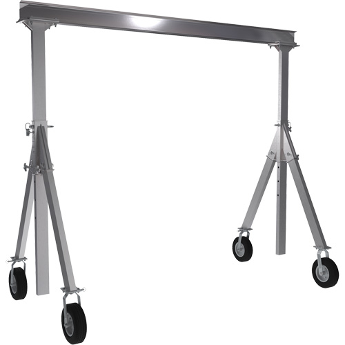 Grue-portique ajustable en aluminium, 10' lo, Capacit&eacute; 1500 lb (0,75 tonne) Distribution Industrielle GC