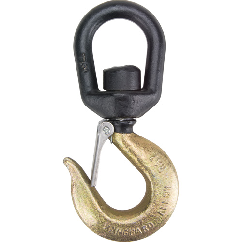 Crochet pivotant avec c&acirc;ble m&eacute;tallique Black Eye Distribution Industrielle GC