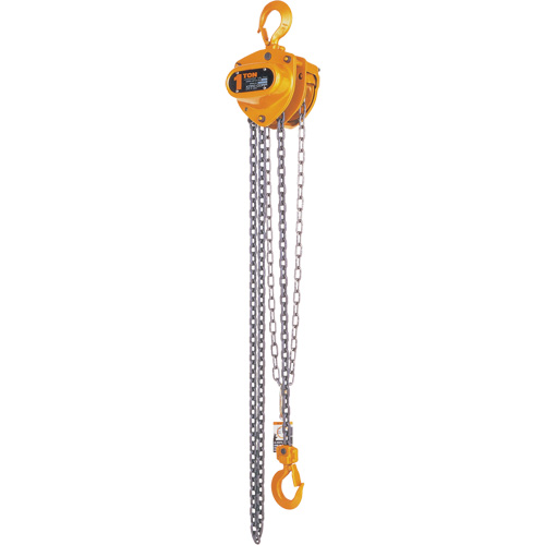 Kito Manual Chain Hoist, 15' Lift, 2000 lbs. (1 tons) Capacity, Steel Chain Distribution Industrielle GC
