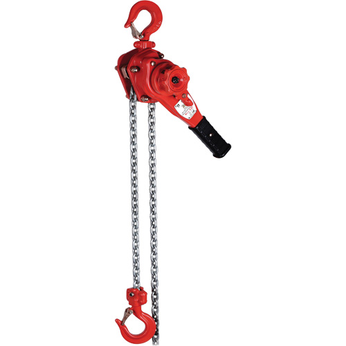 Palan &agrave; levier de s&eacute;rie Super VQ, Lev&eacute;e 10', Cabacit&eacute; 1760 lb (0,88 tonne), Chaîne en Alliage calibre 100 Distribution Industrielle GC