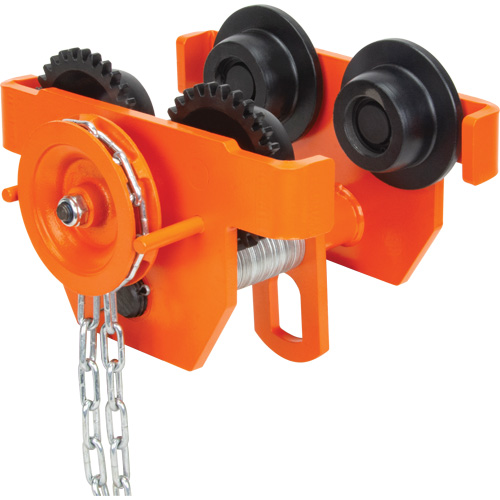 Adjustable Trolley with Safety Plates, 2000 lbs. (1 tons) Capacity, 2-5/16" - 4-14/16" Distribution Industrielle GC