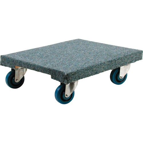 Chariots en bois franc - usage intensif, Roues en Caoutchouc, Capacit&eacute; de 1400 lb, 18" la x 24" p x 7" h Distribution Industrielle GC