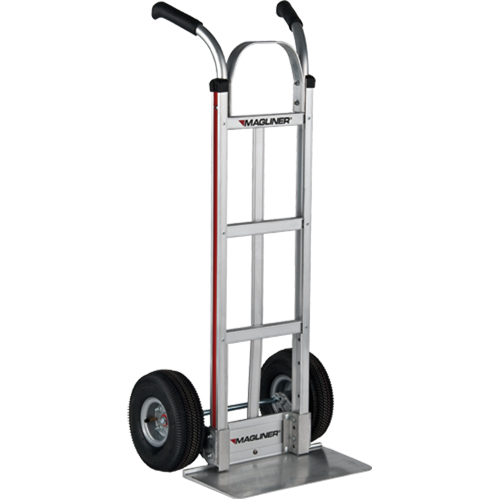 Knocked Down Hand Truck, Dual Handle, Aluminum, 48" Height, 500 lbs. Capacity Distribution Industrielle GC