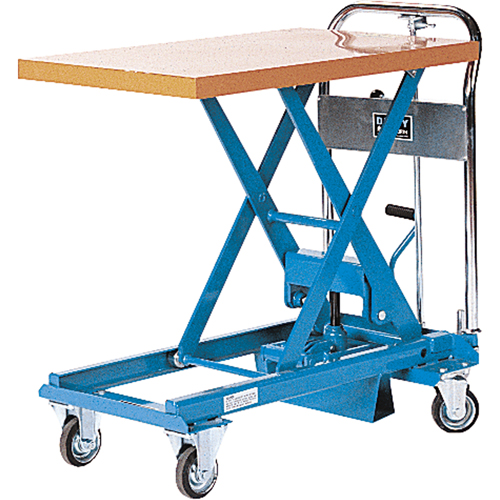 Table &eacute;l&eacute;vatrice &agrave; ciseaux Dandy Lift, 31-1/2" lo x 19-7/10" la, Acier, Capacit&eacute; 550 lb Distribution Industrielle GC