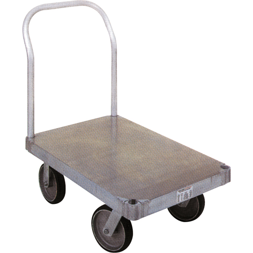 Diable en aluminium, 24" la x 36" lo, 2000 lb cap, Roues Caoutchouc Distribution Industrielle GC
