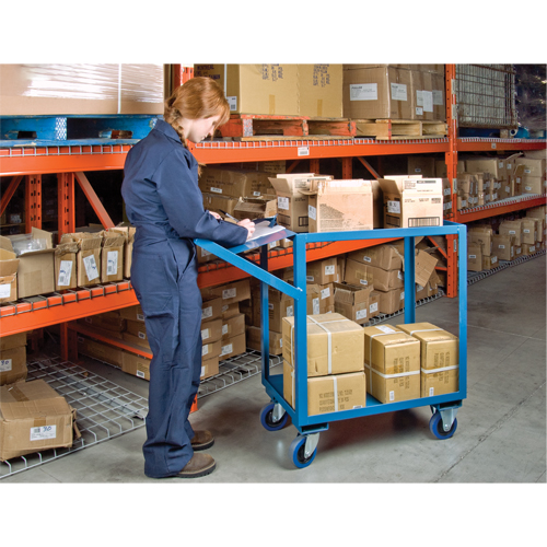 Chariots &agrave; cueillette, 36" h x 18" la x 46" p, 2 Tablettes, Capacit&eacute; 1200 lb Distribution Industrielle GC