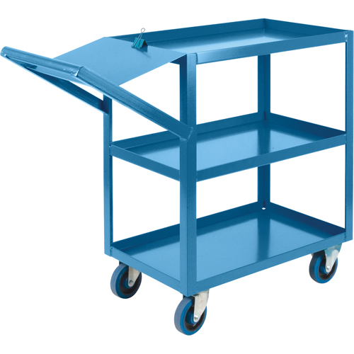 Chariots &agrave; cueillette, 36" h x 18" la x 46" p, 3 Tablettes, Capacit&eacute; 1200 lb Distribution Industrielle GC