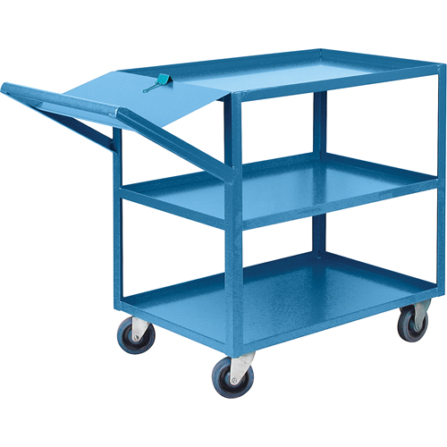 Chariots &agrave; cueillette, 36" h x 24" la x 52" p, 3 Tablettes, Capacit&eacute; 1200 lb Distribution Industrielle GC