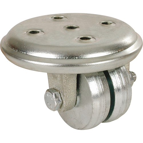 Roulettes &agrave; bas niveau, Pivotant, 2" (51 mm), Acier, 350 lb (158,8 kg) Distribution Industrielle GC