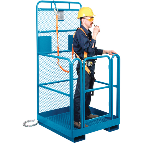 Nacelle &eacute;l&eacute;vatrice pour travail en hauteur, 36" x 36" x 72" h, Capacit&eacute; de 1000 lb, Acier Distribution Industrielle GC