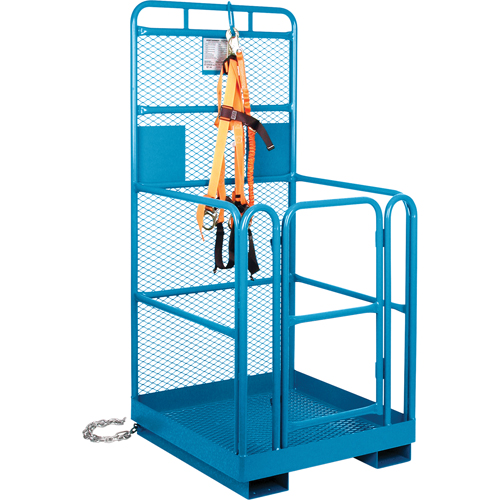 Nacelle &eacute;l&eacute;vatrice pour travail en hauteur, 36" x 36" x 72" h, Capacit&eacute; de 1000 lb, Acier Distribution Industrielle GC